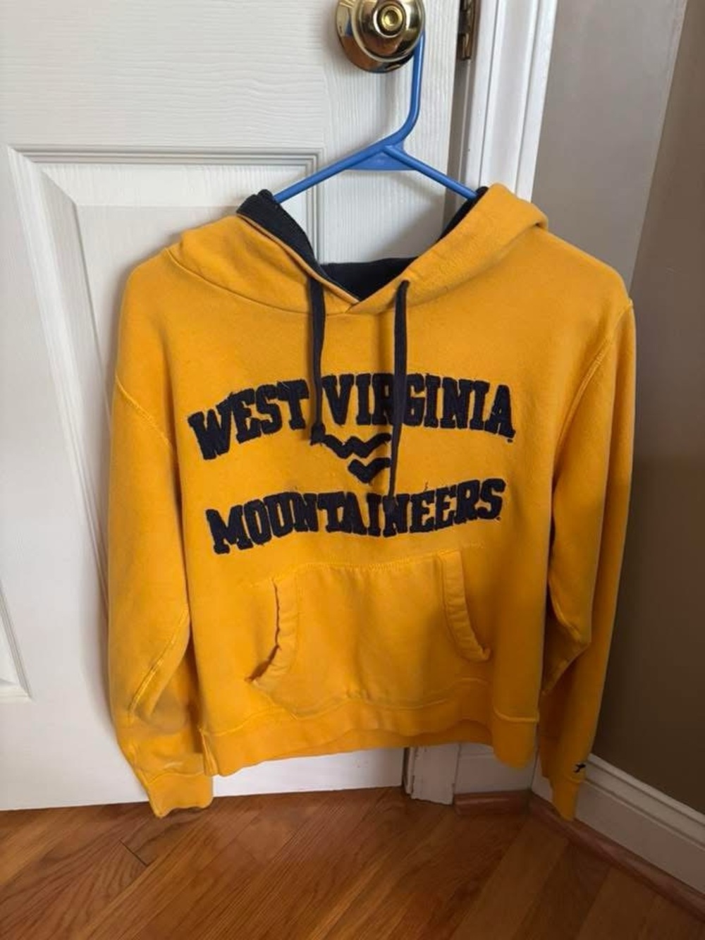 West Virginia Mountaineers Gold Pullover Hoodie